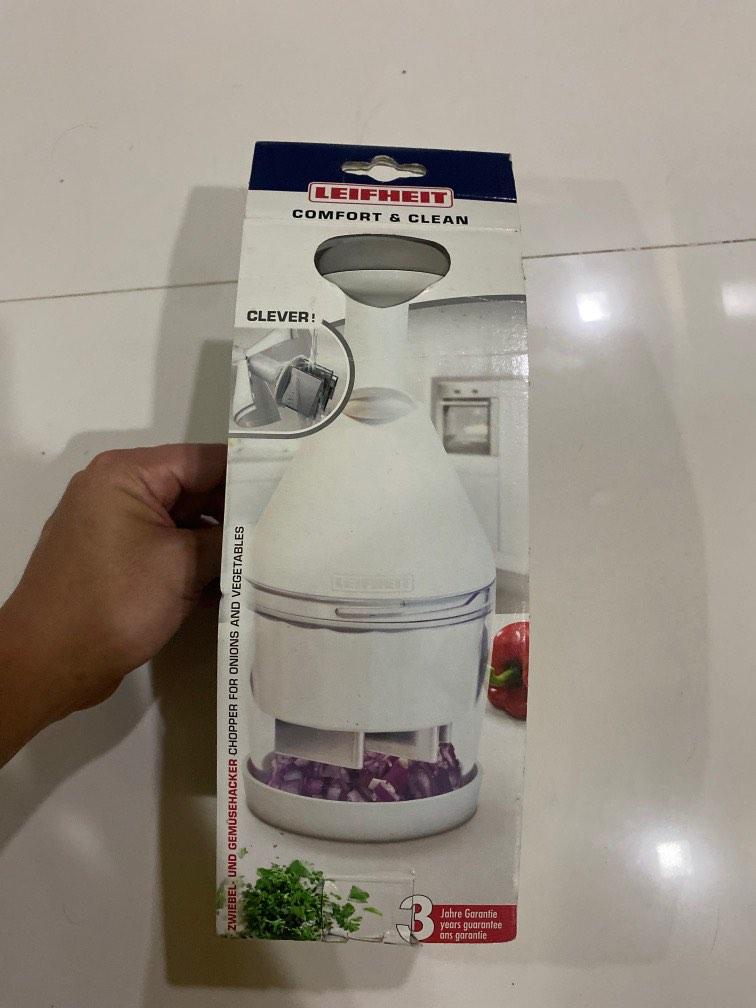 Leifheit comfort  clean Food Chopper (onions, garlic, veggies), TV  Home  Appliances, Kitchen Appliances, Other Kitchen Appliances on Carousell