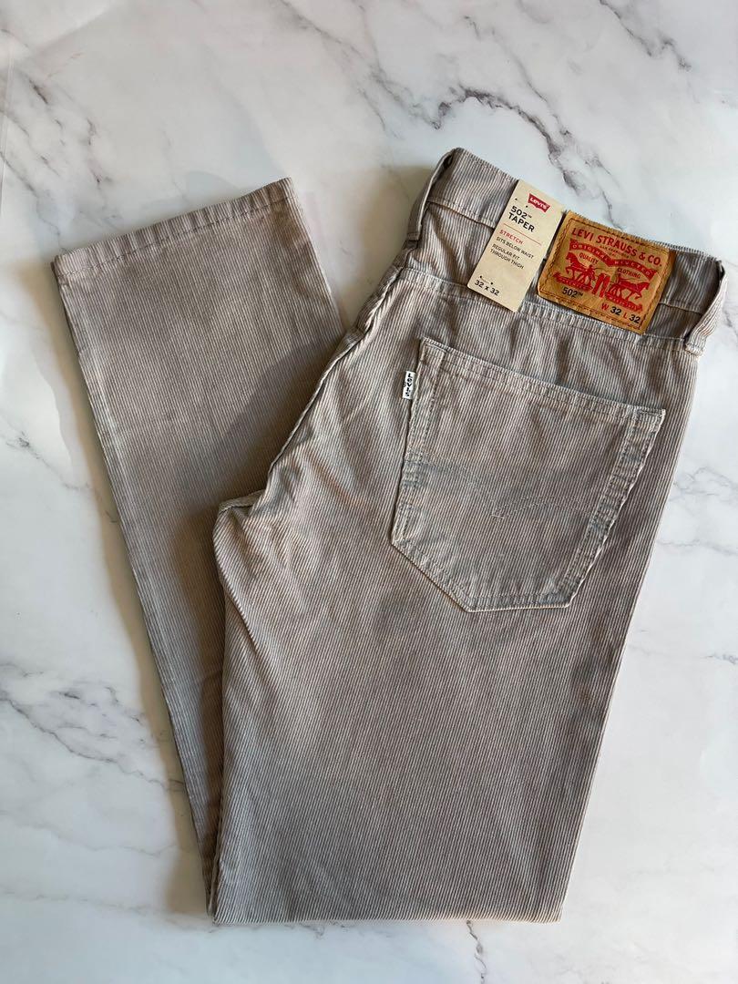 Levi s Men s 502 regular taper Corduroy Jeans 36x29 34x34 34x32