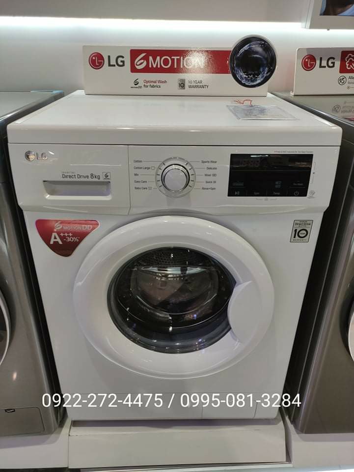 LG FM1008N3W 8kg FV1450S3V 10.5kg Front Load Washer and