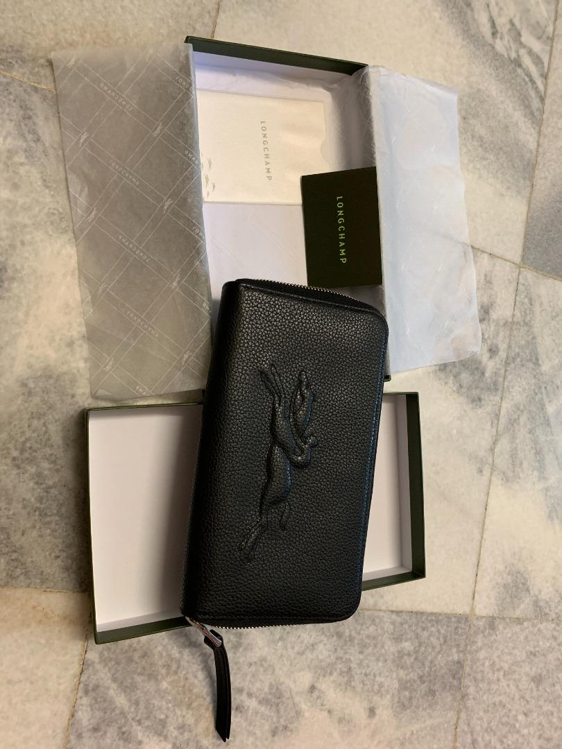 Longchamp le best sale foulonne wallet