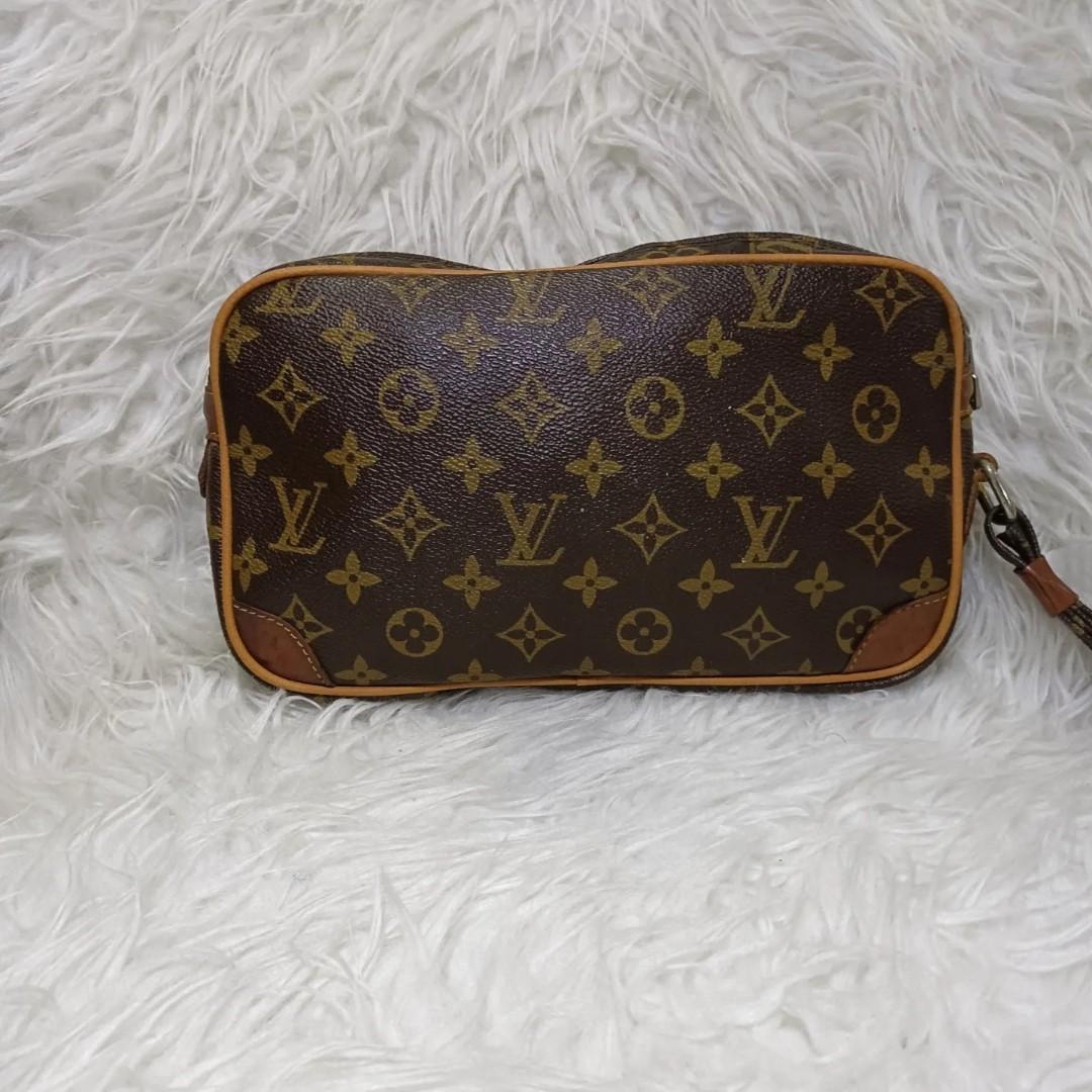 LOUIS VUITTON Monogram Marley Dragonne Second Bag Handbag Clutch