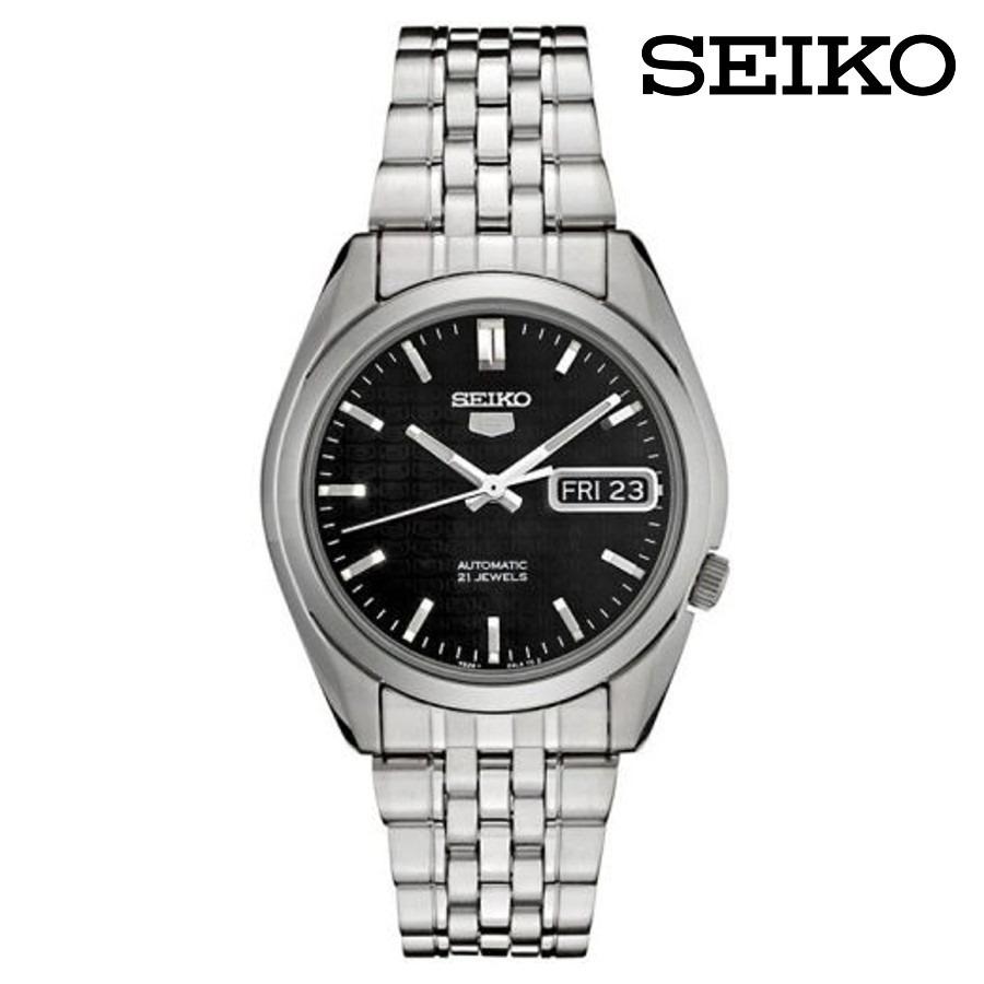 LOWEST PRICE Seiko 5 SNK361K1 Automatic Black Dial Stainless Steel Men Watch SNK361K SNK361