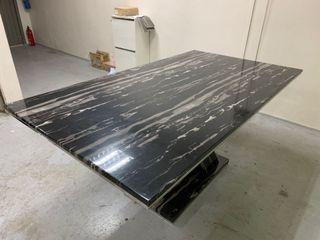 Luxury rectangular marble  table