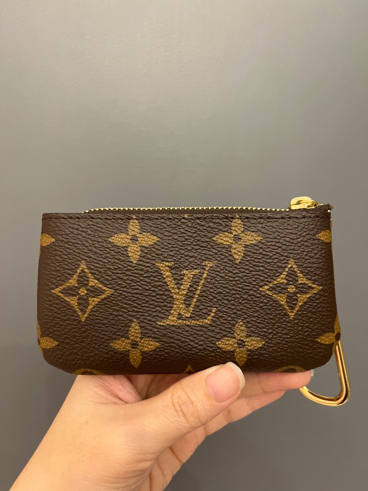 Louis Vuitton Pochette Cle Key Pouch Monogram Yellow for Men