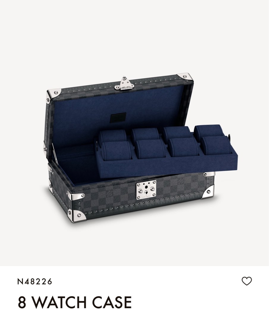 LV Watch box Luxury Accessories on Carousell