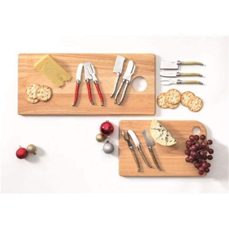 Marie Claire Laguiole Domain 3 Piece Stainless Steel Cheese Knife