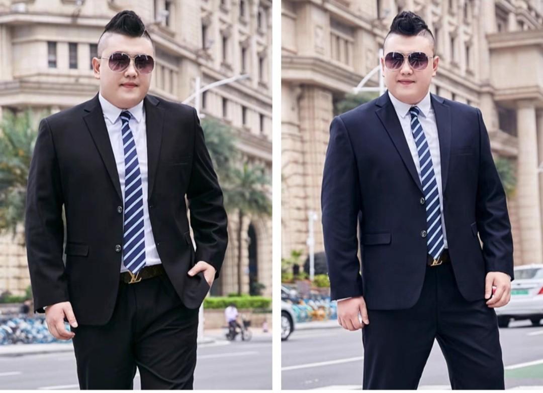 Set Luxury Plus Size Men Suit Set Formal Blazer +Vest +Pants Suits