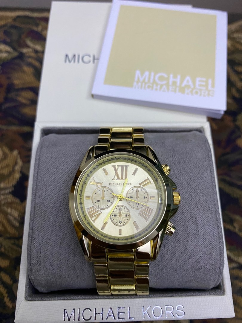 Michael Kors Watch - Gold, Women's Fashion, Watches & Accessories, Watches  on Carousell