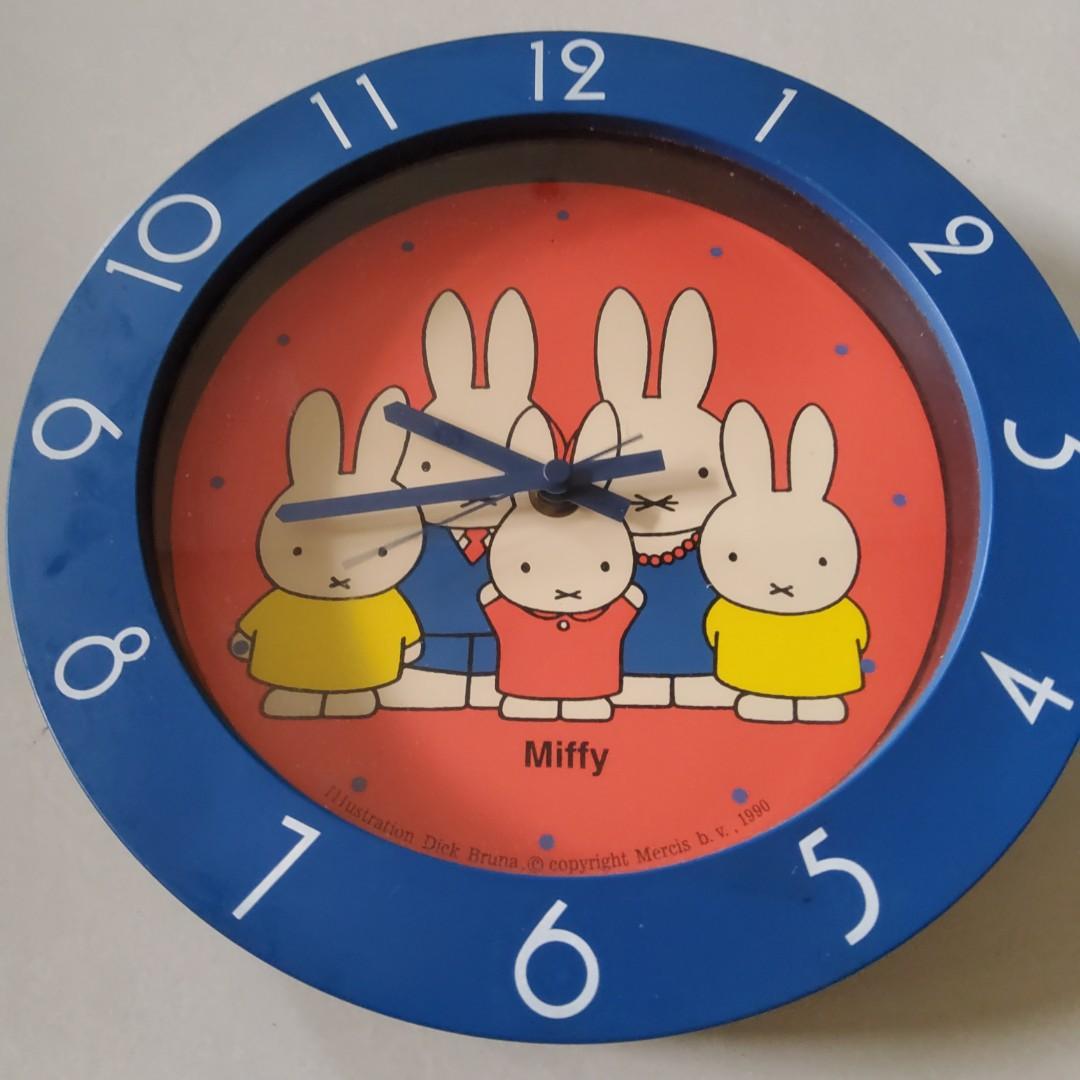 MIFFY WALL CLOCK. MADE IN JAPAN. NEW, Hobbies & Toys, Toys & Games on