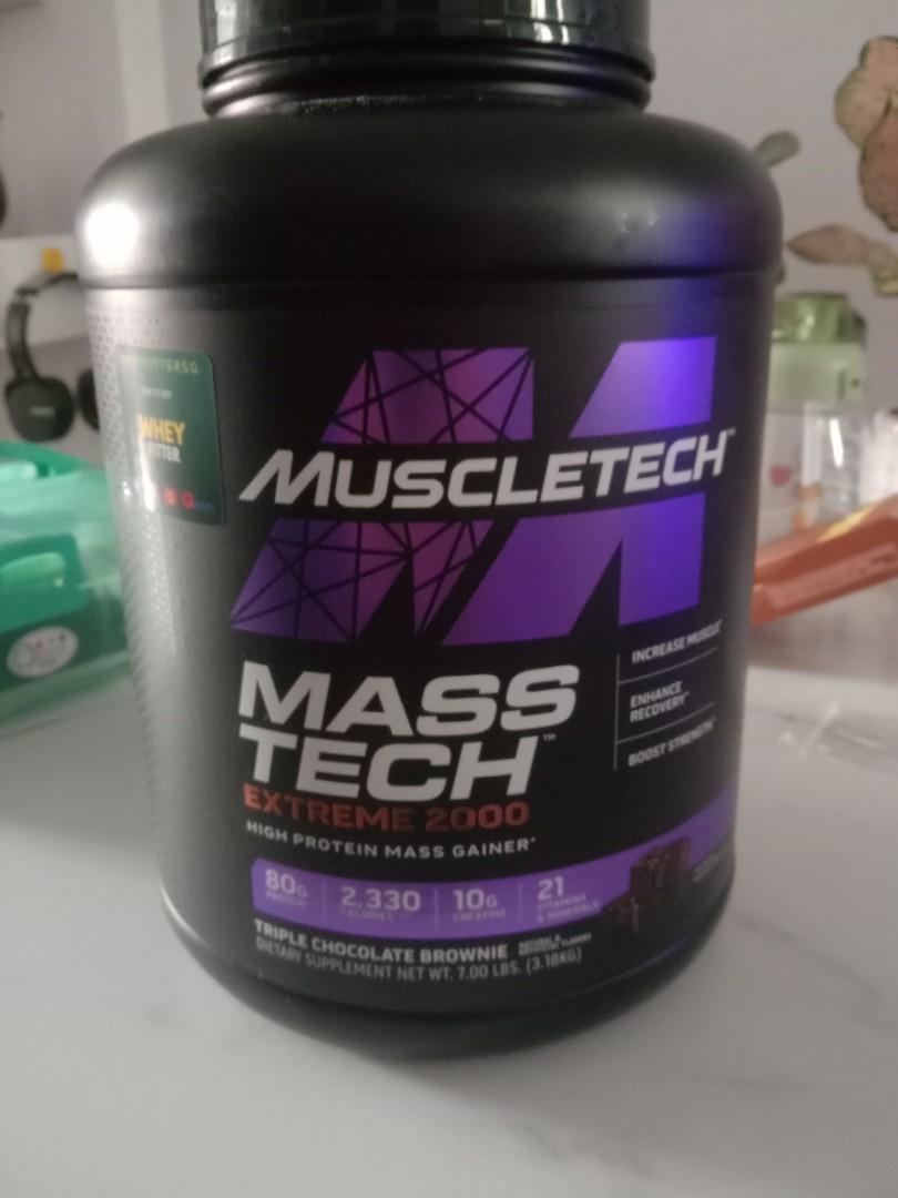 Muscletech Mass Tech 3.18kg/7lbs, Sports Equipment, Other Sports ...
