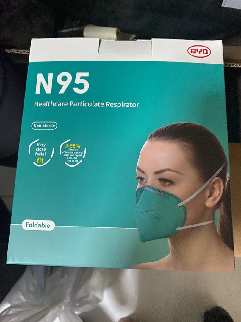 N95 Face Mask, Health & Nutrition, Face Masks & Face Shields on Carousell