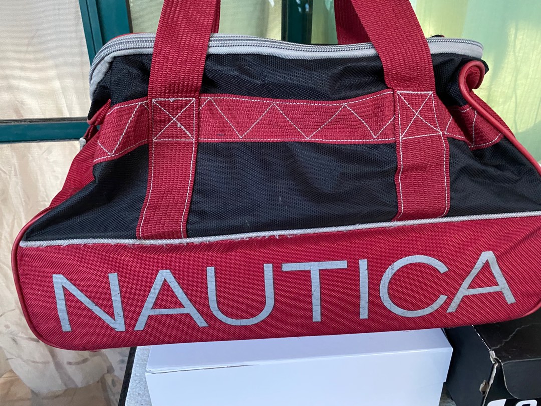 Nautica Duffle Gym bag, Men's Fashion, Bags, Sling Bags on Carousell