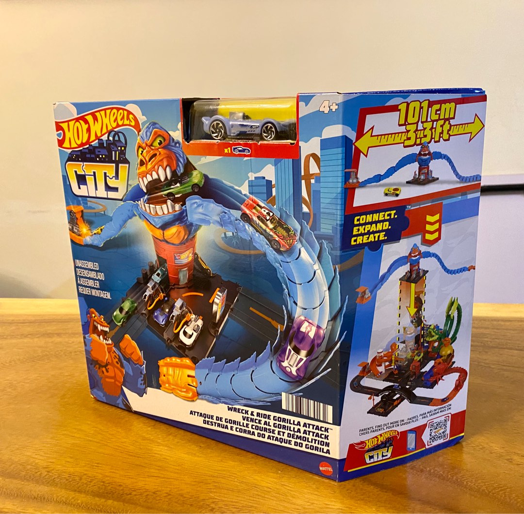 {new} Hot Wheels City Gorilla Attack, Hobbies & Toys, Toys & Games on Carousell