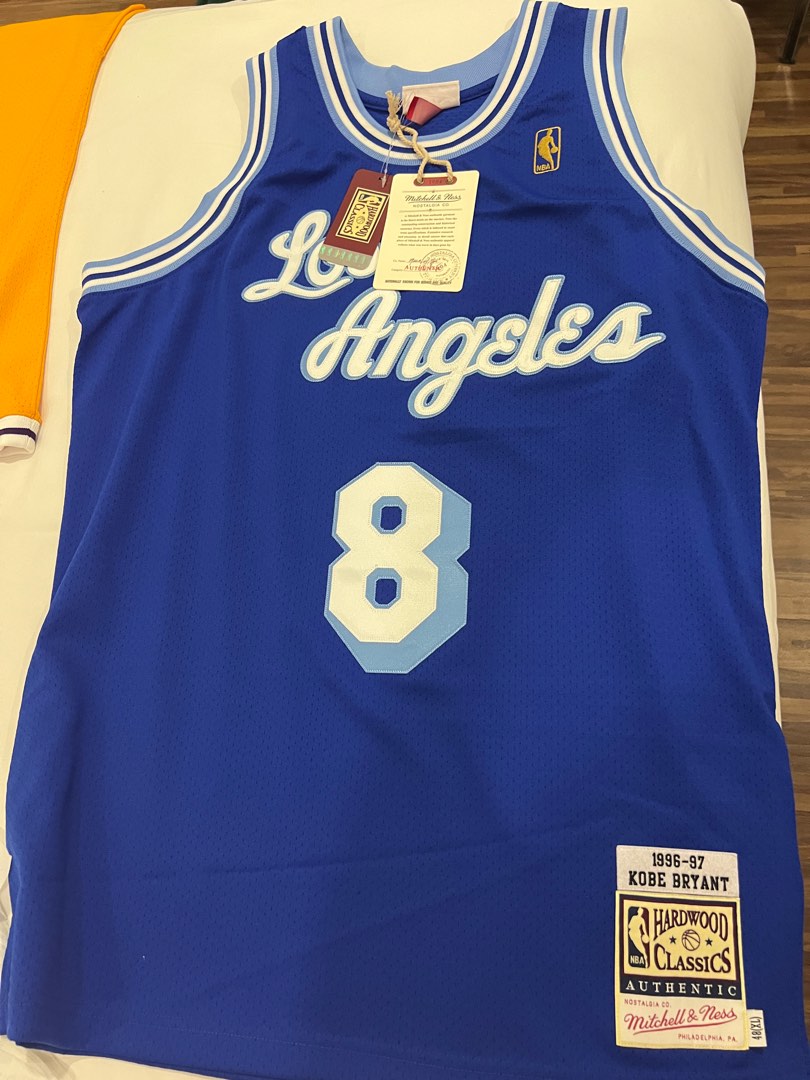 Kobe bryant sale authentic blue jersey