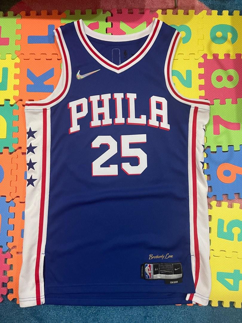 100% Authentic Ben Simmons Nike Sixers City Edition Swingman Jersey Size 44  M