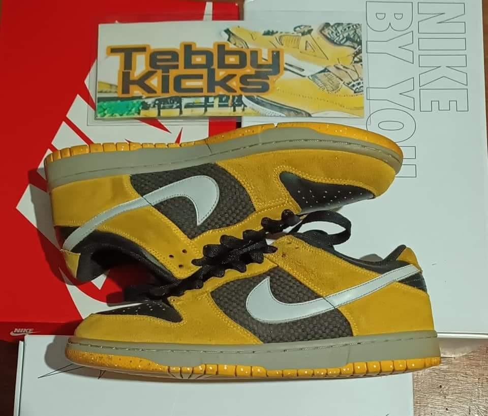sb dunk low varsity maize