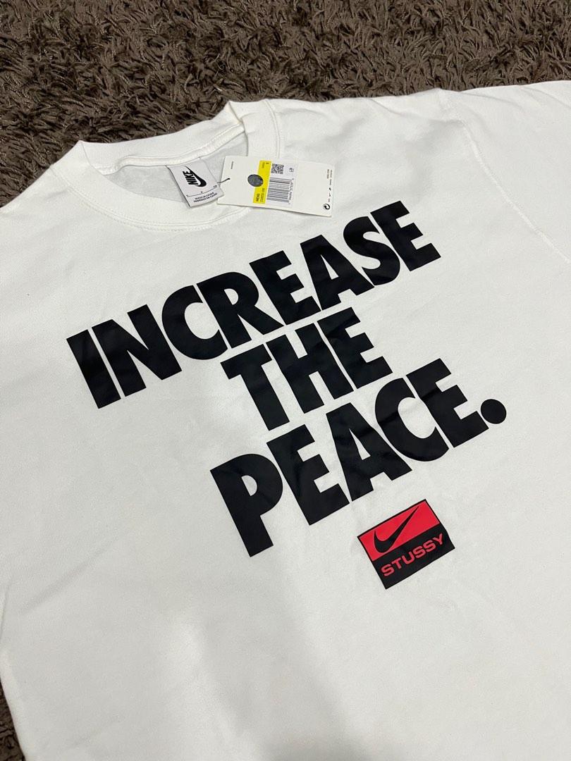 Vintage Stussy Increase The Peace Rap Tee Shirt big print