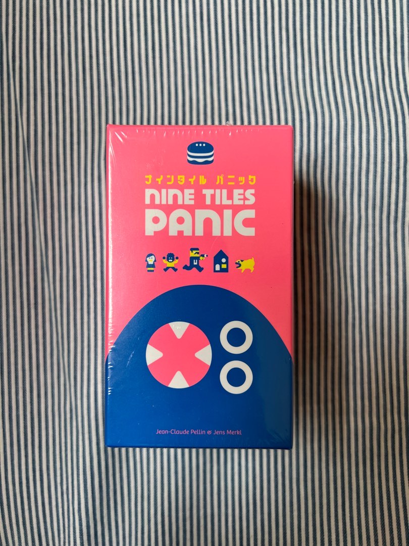 Nine tiles panic 日本正版 oink game board game, 興趣及遊戲, 玩具 & 遊戲類 Carousell