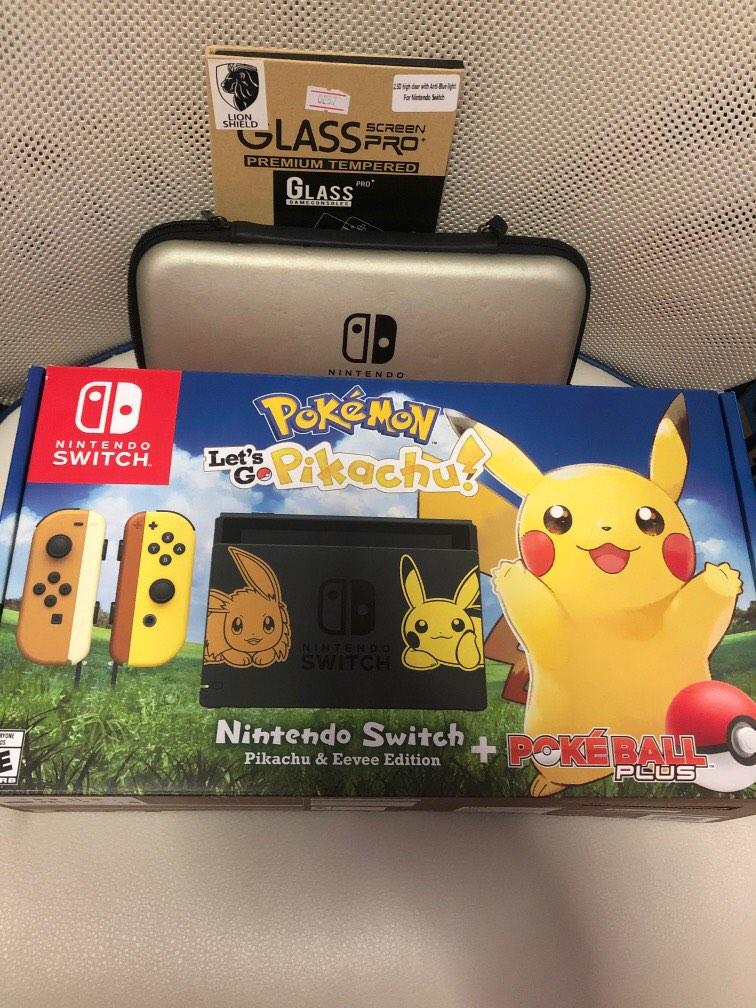 Nintendo switch Pokemon pikachu special edition, Video Gaming, Video