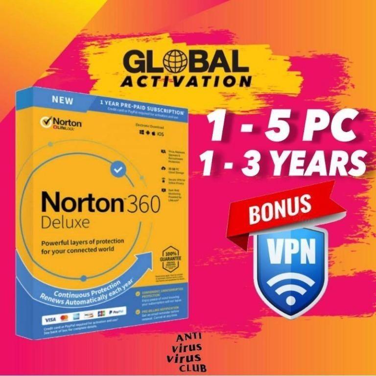 Norton 360 Deluxe Antivirus Latest Version - ORIGINAL ...