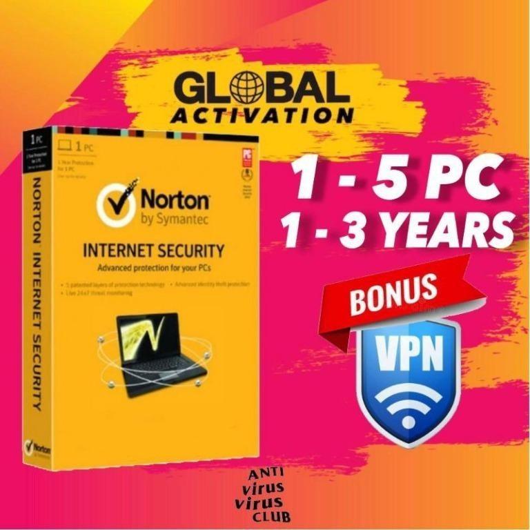Norton Internet Security Antivirus Original, Computers & Tech ...