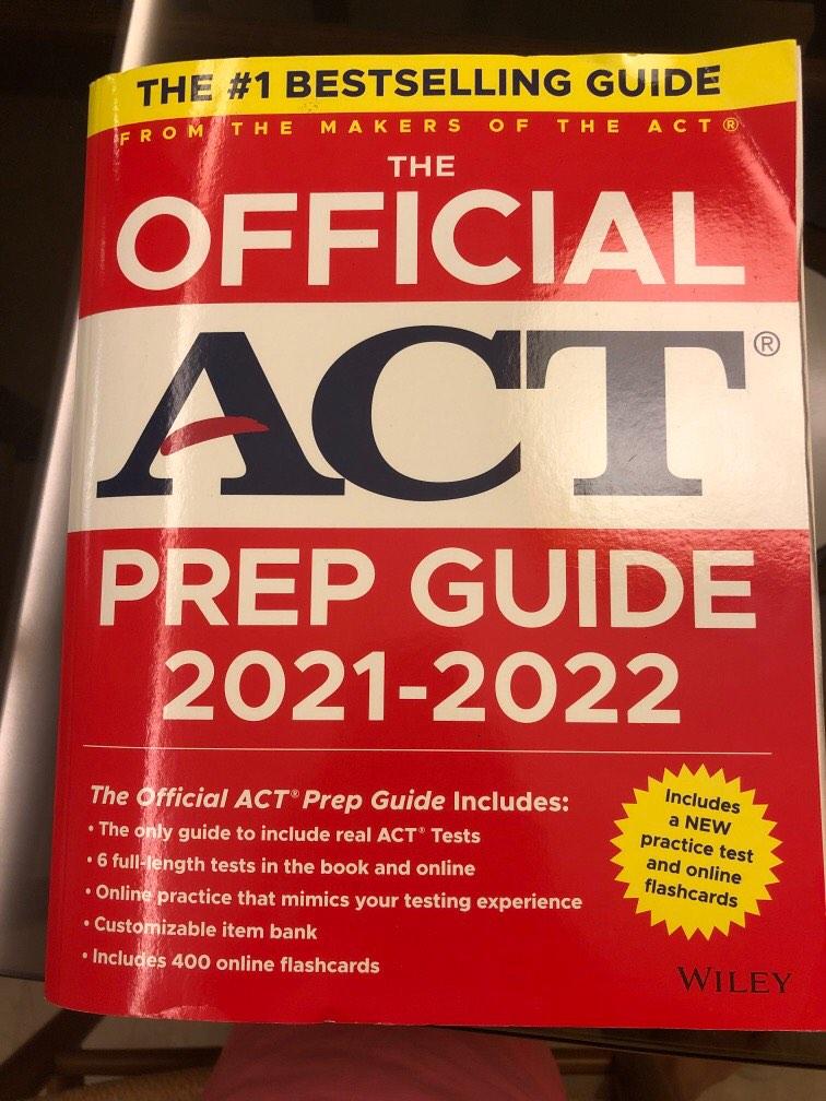 Official ACT Prep Guide 2021-22, Hobbies & Toys, Books ...