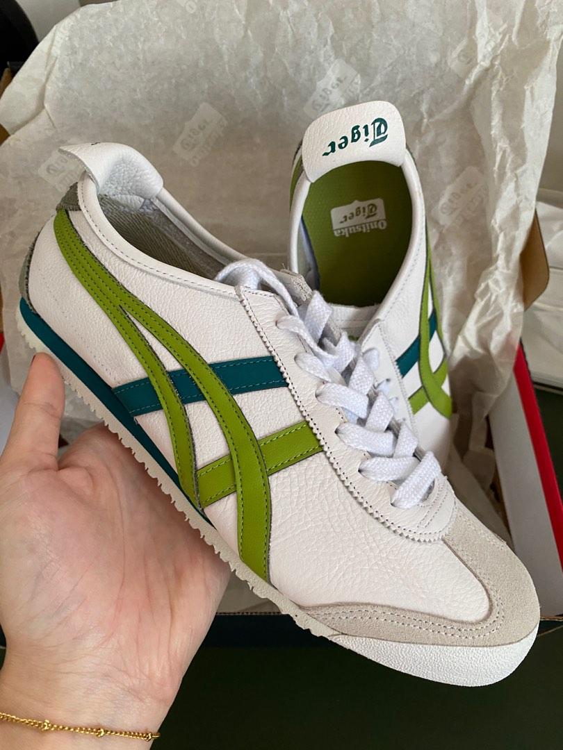 Onitsuka Tiger Mexico 66 Kids Sneakers – Unisex, Mid Top, Faux Leather, OrthoLite, New In Box