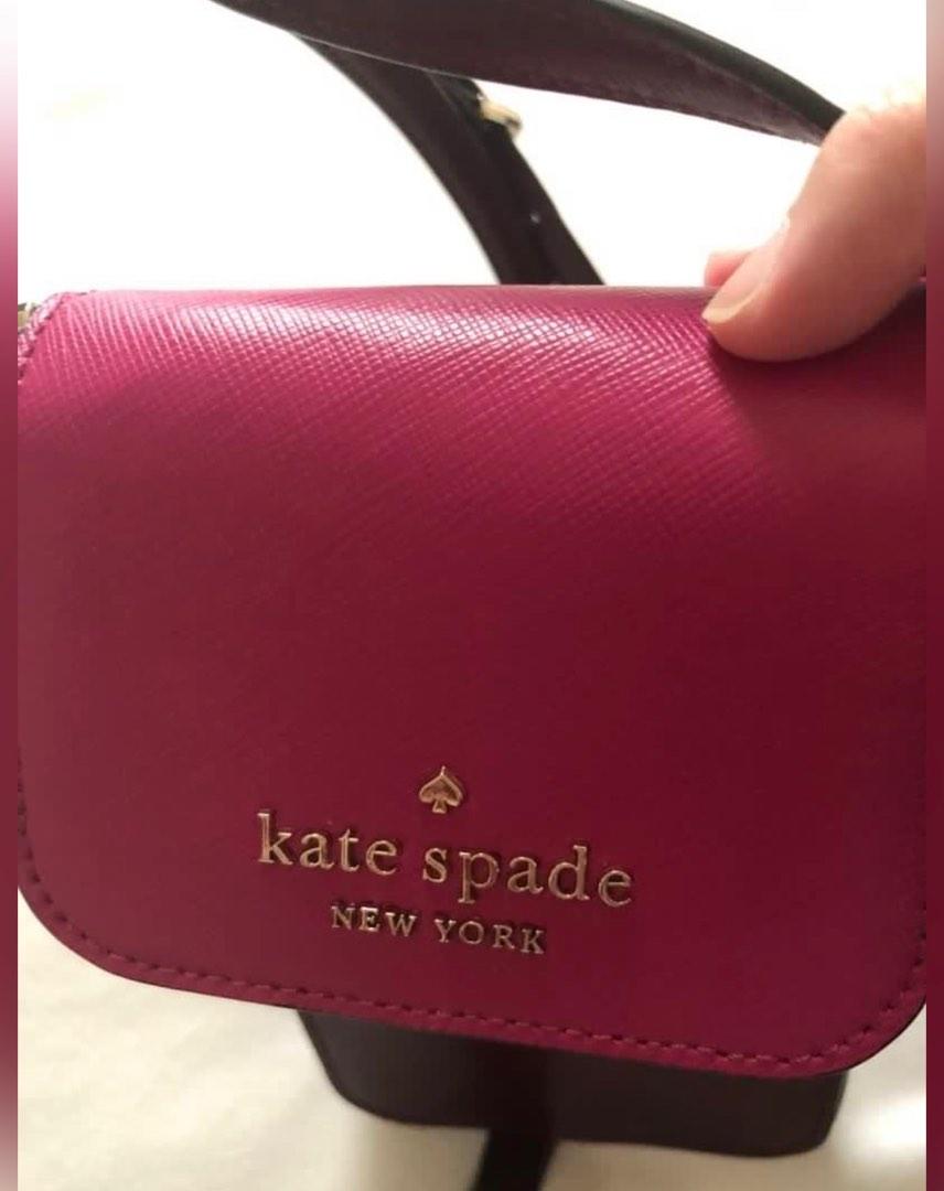 Kate Spade Staci Pineapple North South Flap Phone Crossbody Pink Multi