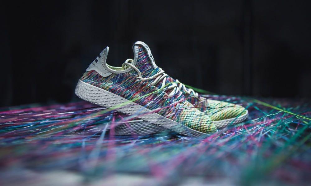 adidas Originals Pharrell Williams Tennis HU Sneakers In Multi CQ2631