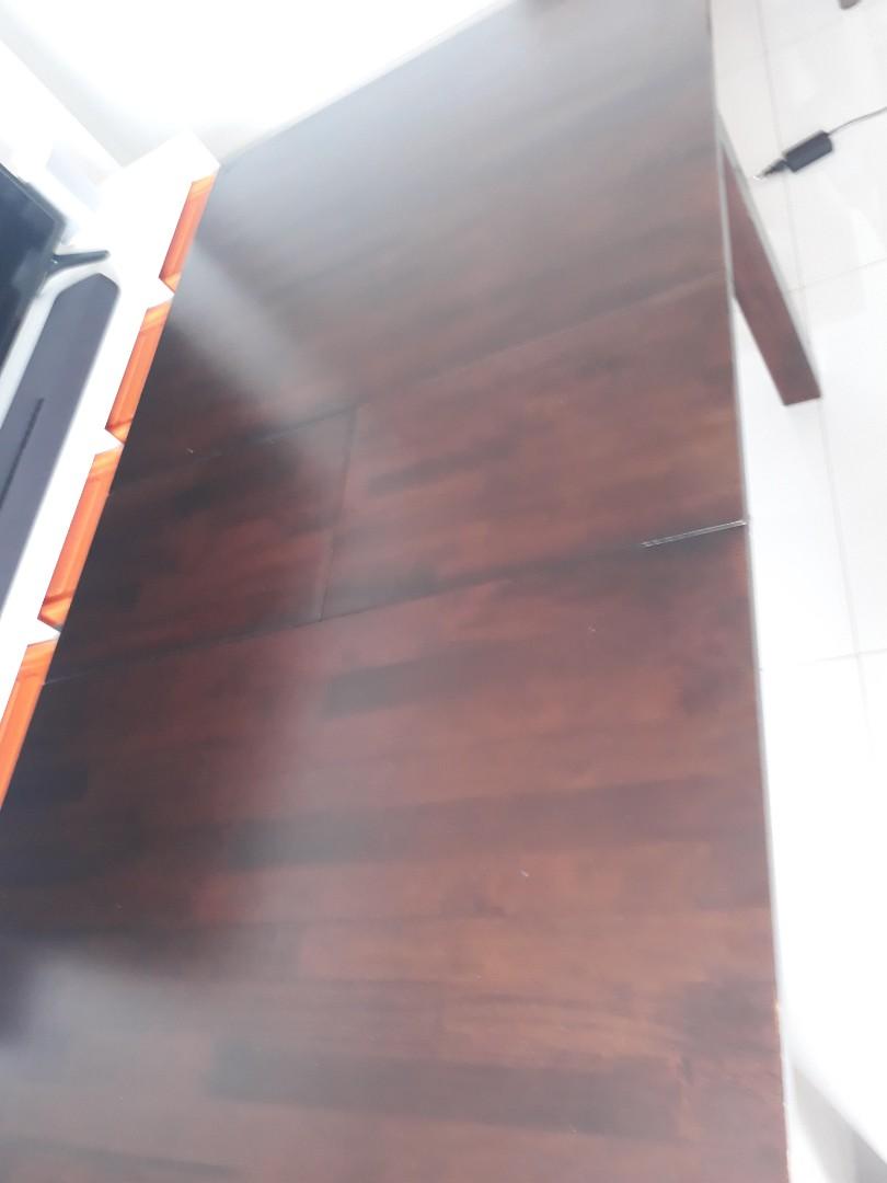 Picket & Rail expandable solid wood dining table and chairs, Furniture