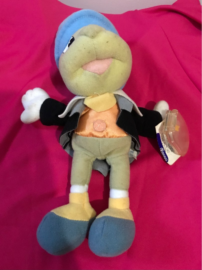 Pinocchio Jiminy Cricket Stuffed Toy Plushie, Hobbies & Toys, Toys