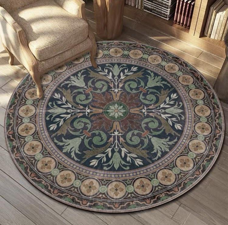 PO Large round carpet/rug, Furniture & Home Living, Home Decor, Carpets