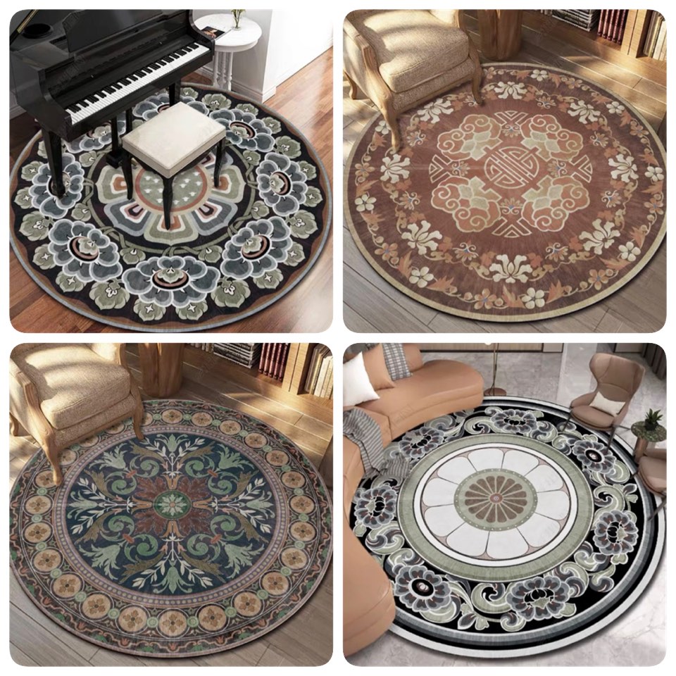 PO Large round carpet/rug, Furniture & Home Living, Home Decor, Carpets