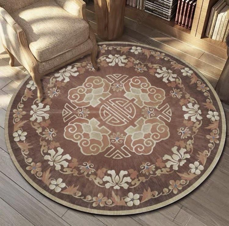 PO Large round carpet/rug, Furniture & Home Living, Home Decor, Carpets