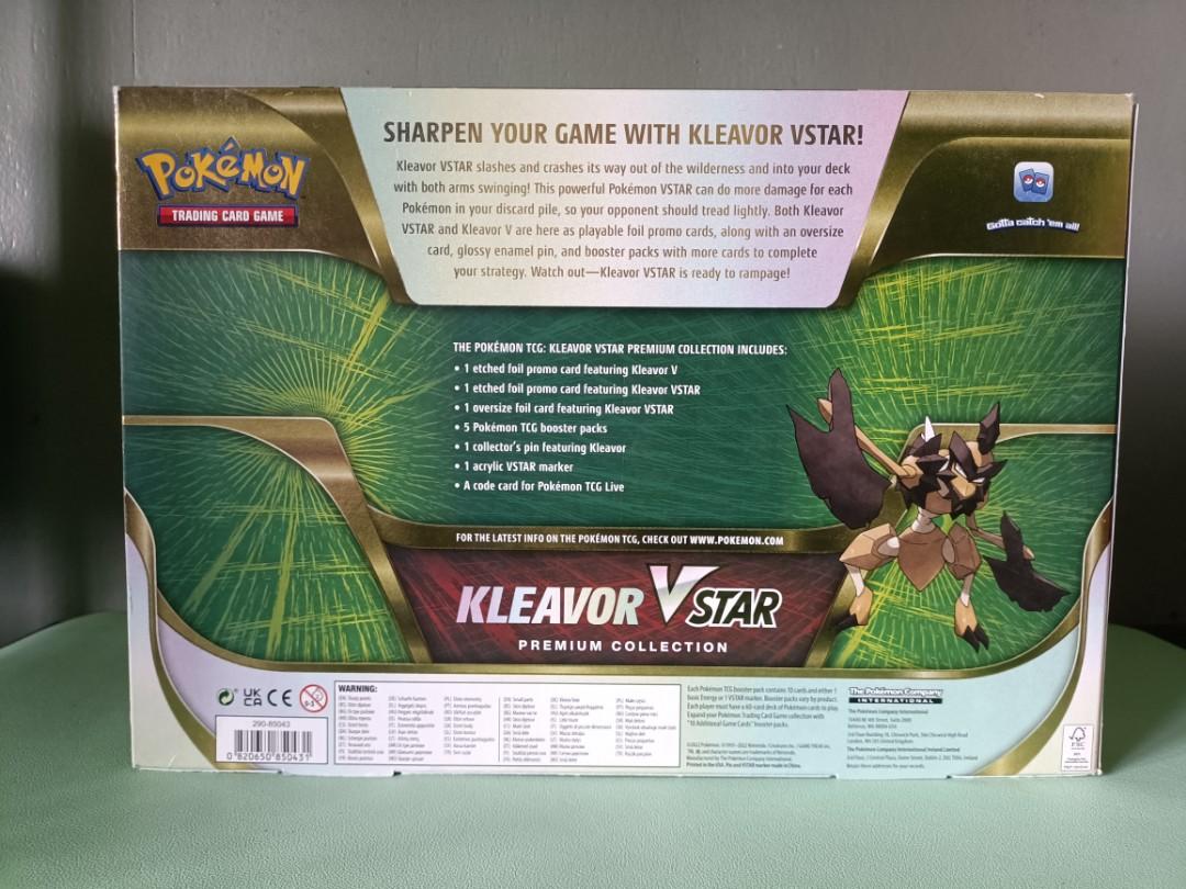 Pokmon Kleavor VSTAR Premium collection box, Hobbies & Toys, Toys & Games  on Carousell