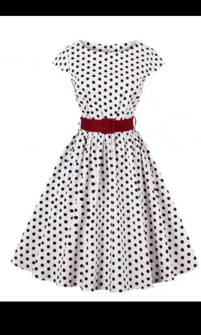 polka dot dress, Women's Fashion, Dresses & Sets, Dresses on Carousell
