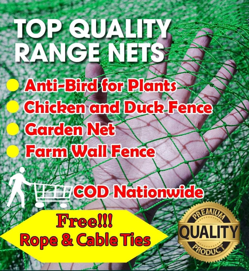 Quality Range Net / Shade / Pool / Farm / Fishing / Fingerlings / Palay