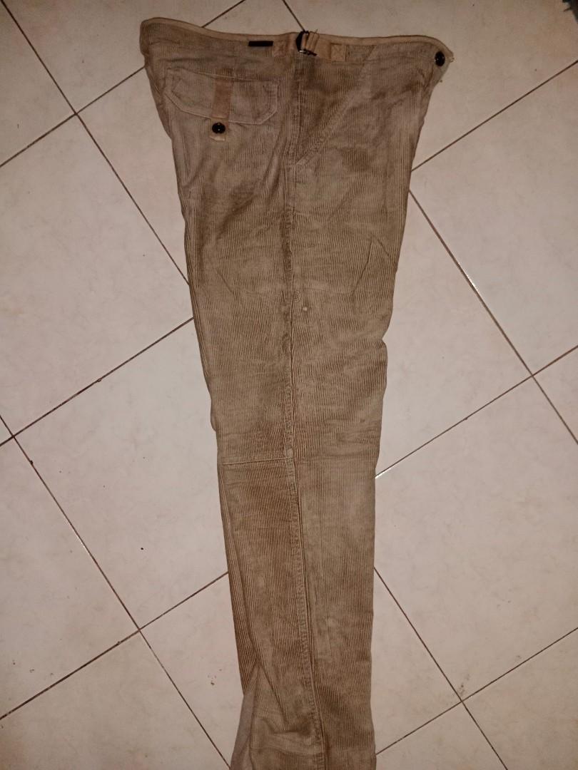 Quechua by Decathlon Vintage Cargo Corduroy Pants, Women's Fashion