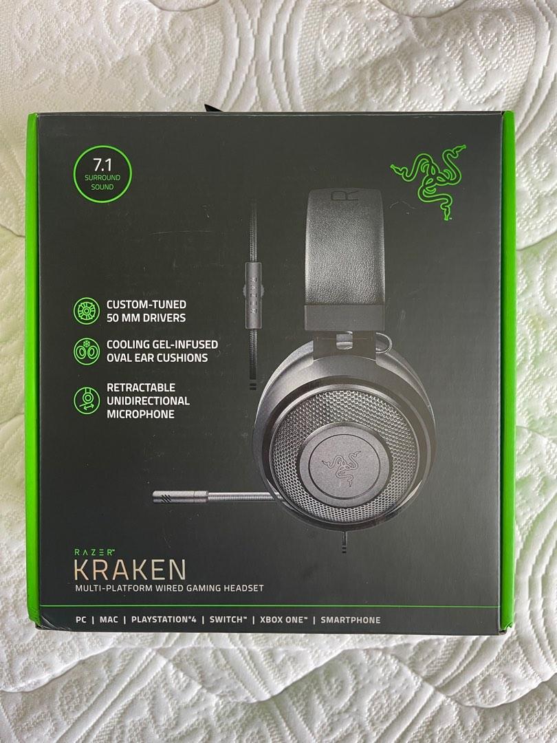 Razer Kraken Multi-Platform Wired Gaming Headset, Audio, Headphones ...