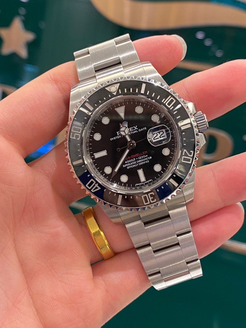 Rolex sea dweller best sale 2018 red