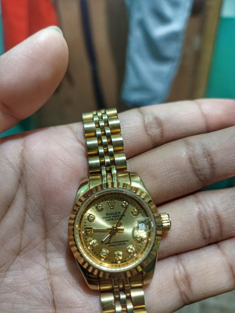 sko Lejlighedsvis arsenal Rolex watch CL5 72200 diamond 101% orig, Luxury, Watches on Carousell