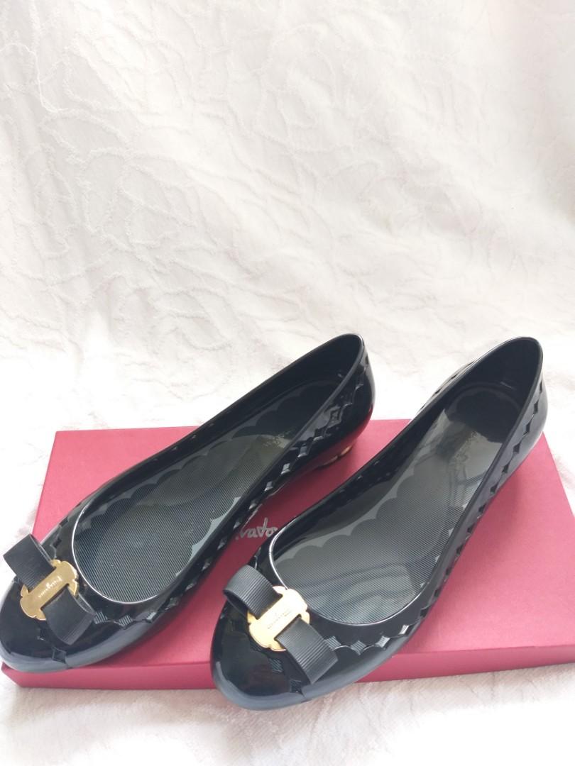 Jelly ballet flat with vara bow deals
