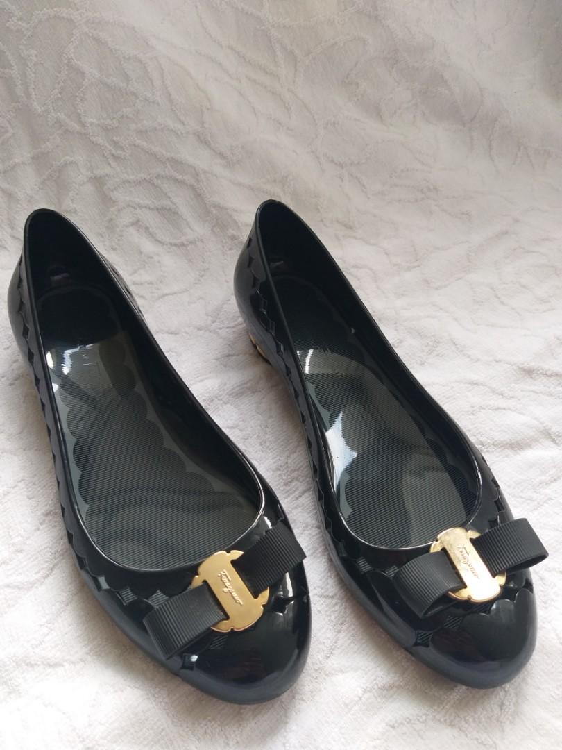 Ferragamo jelly ballet online flat