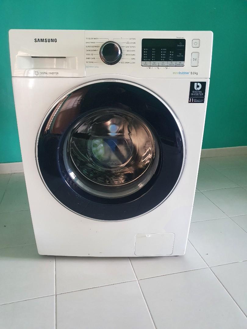 Samsung Front Load 8kg Washer, TV & Home Appliances, Washing Machines