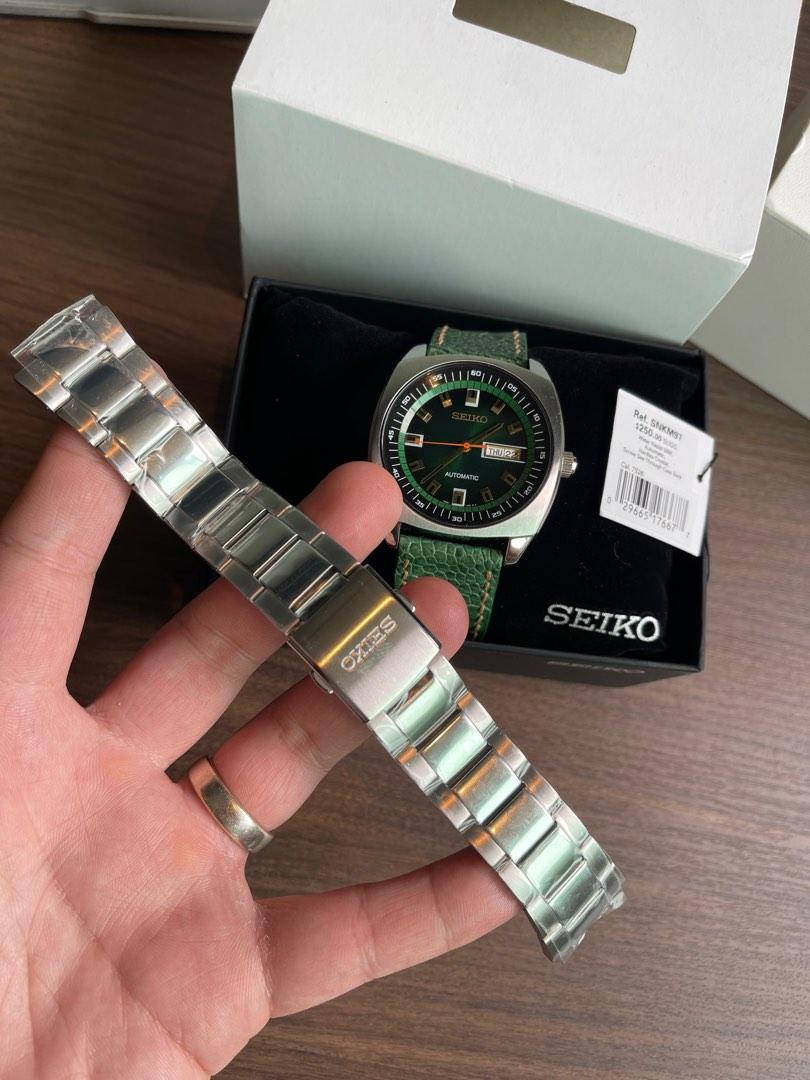 Seiko Recraft SNKM97 automatic open caseback Men s Fashion Watches Accessories Watches on Carousell