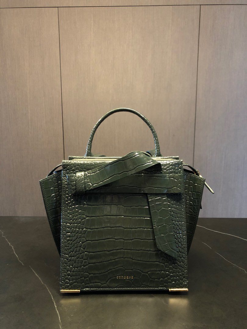 Senreve Armonica Croc Green Bag Senreve | Bags | Senreve Green Backpack | Poshmark main image 3