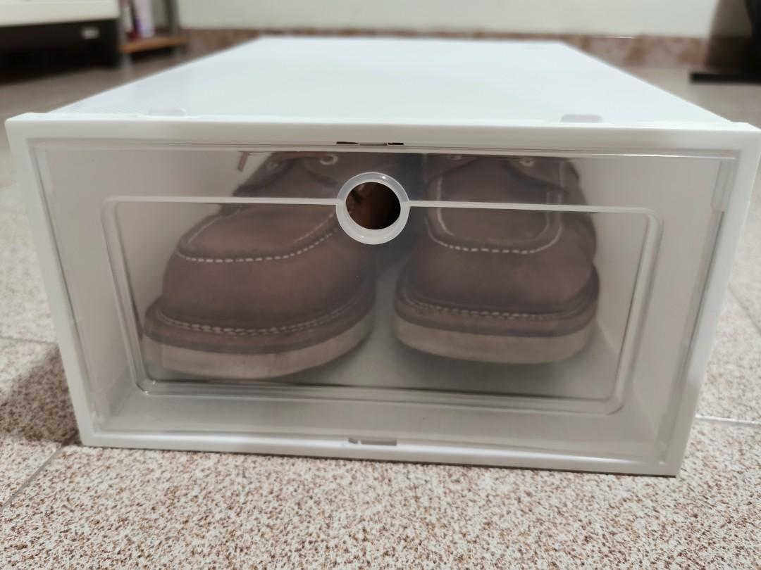 Shoe box with lid, Furniture & Home Living, Home Improvement