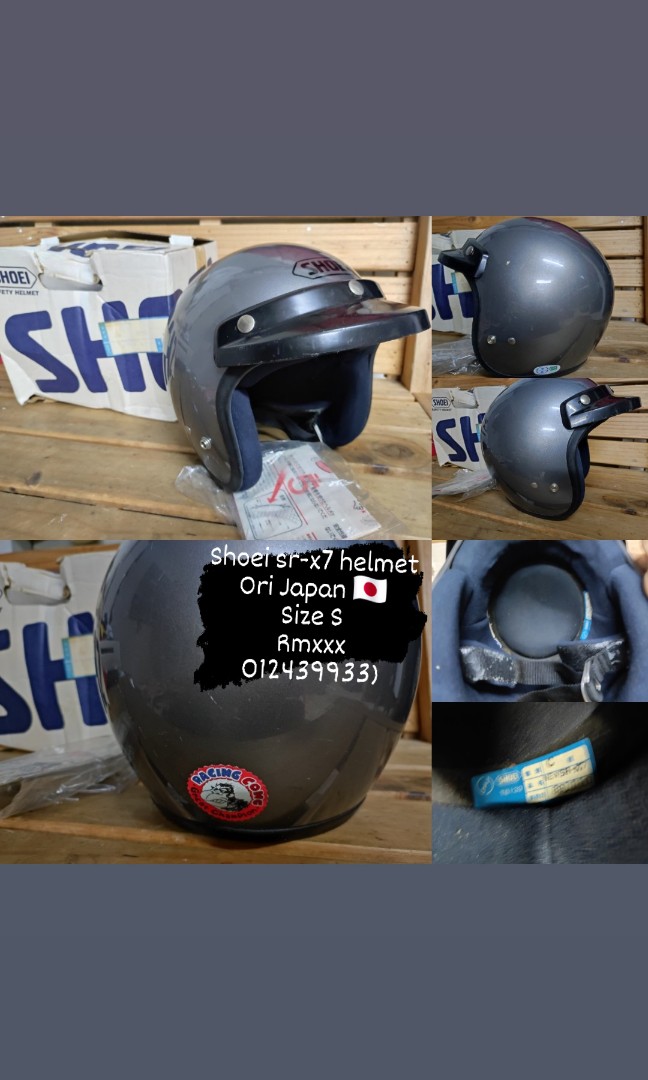 Shoei sr-x7 helmet ori Japan 🇯🇵, Auto Accessories on Carousell