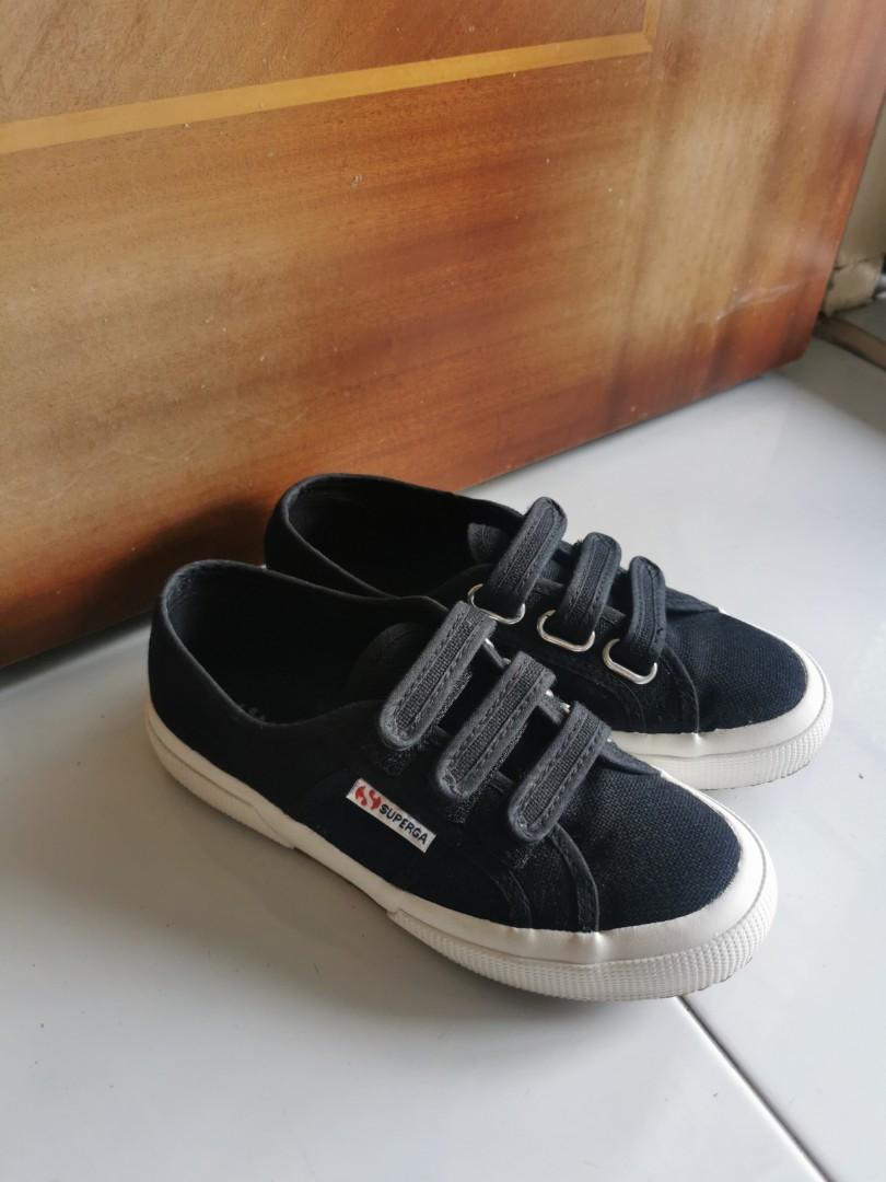 Superga strap black on sale
