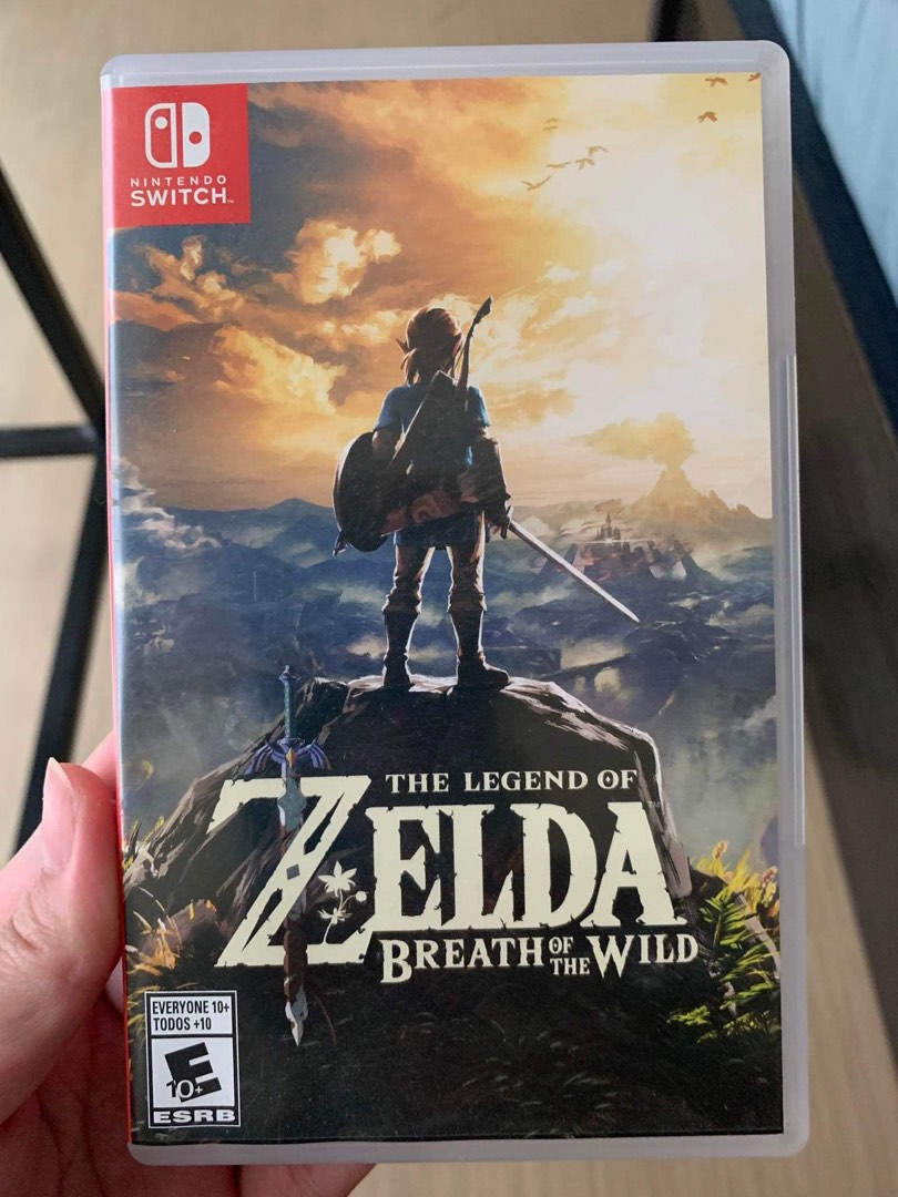 Nintendo Switch Game Zelda BOTW, Video Gaming, Video Games, Nintendo on